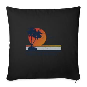 Virginia Beach - Sofa pillowcase 17,3'' x 17,3'' (45 x 45 cm) - black - Front