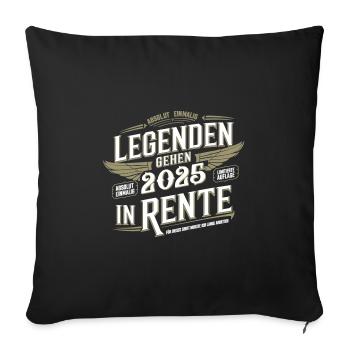 Des légendes qui prendront leur retraite en 2025 Absolument unique - Housse de coussin décorative 45 x 45 cm - noir - Devant