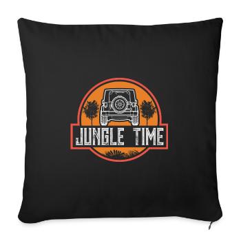 Safari Big Five - Housse de coussin décorative 45 x 45 cm - noir - Devant