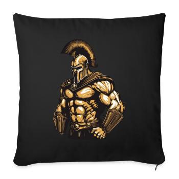 Spartan Gladiator Sparta Workout Gym - Housse de coussin décorative 45 x 45 cm - noir - Devant