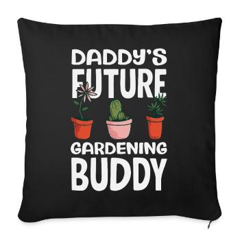 Garden & Plant Lovers Gifts - Sofa pillowcase 17,3'' x 17,3'' (45 x 45 cm) - black - Front