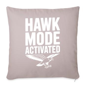 Hawk Mode Activated - Sofa pillowcase 17,3'' x 17,3'' (45 x 45 cm) - light taupe - Front