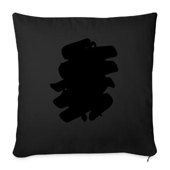 Vibe with me - Sofakissenbezug 45 x 45 cm - Schwarz - Vorne