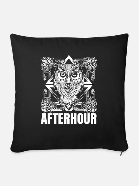 Afterhour - Sofakissenbezug 45 x 45 cm - Schwarz