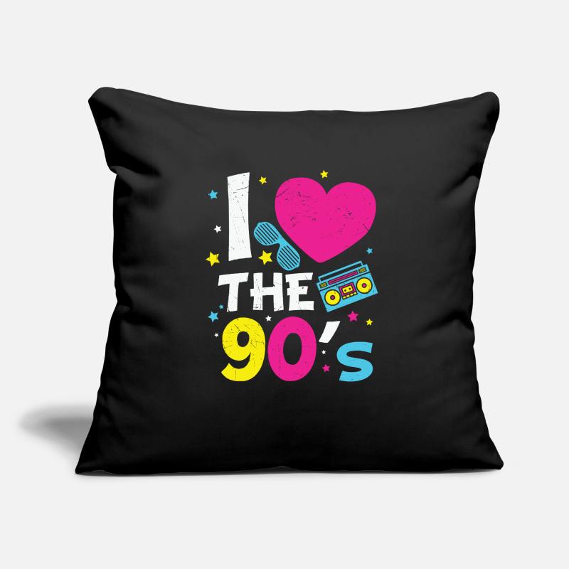 90s Nineties Theme Party Retro Sofa pillowcase 17,3'' x 17,3'' (45 x 45 cm)