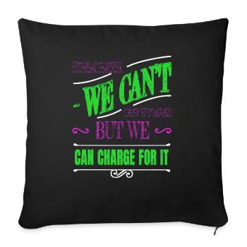 Programmation Cadeau Ethical Fingers Fun - Housse de coussin décorative 45 x 45 cm - noir - Devant