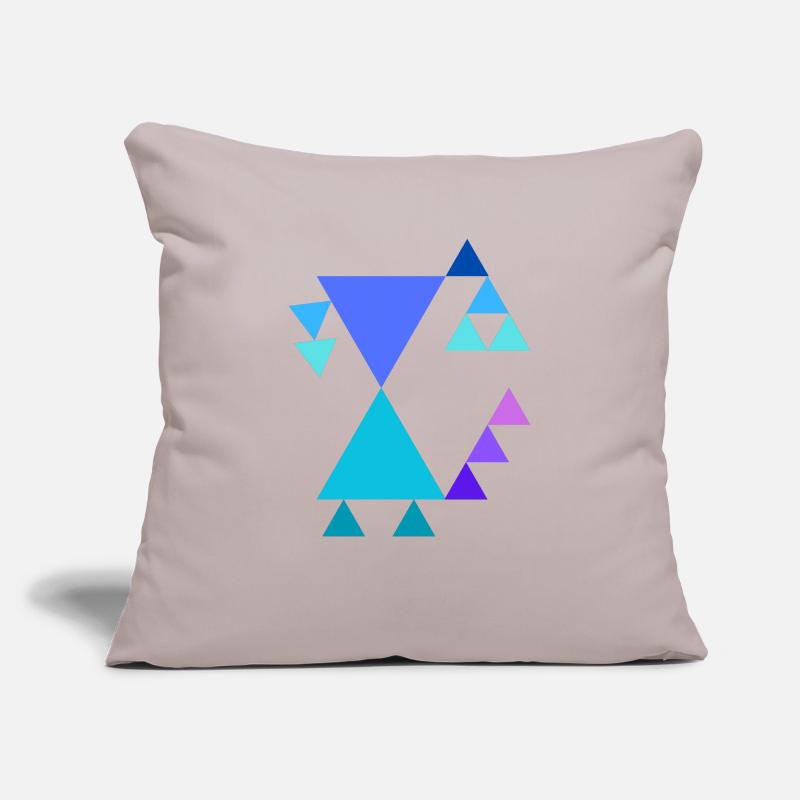 Triangle pattern Sofa pillowcase 17,3'' x 17,3'' (45 x 45 cm)