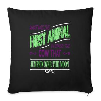 Birthday Gift Astrology Spaceship Gift Colors - Sofa pillowcase 17,3'' x 17,3'' (45 x 45 cm) - black - Front