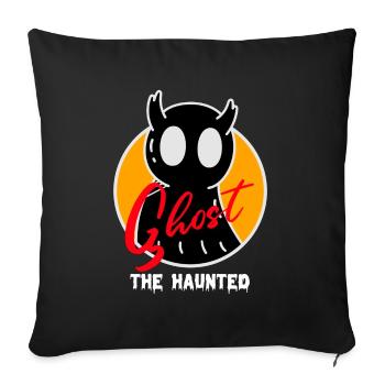 The Haunted Ghost Cool Cartoon - Sofakissenbezug 45 x 45 cm - Schwarz - Vorne