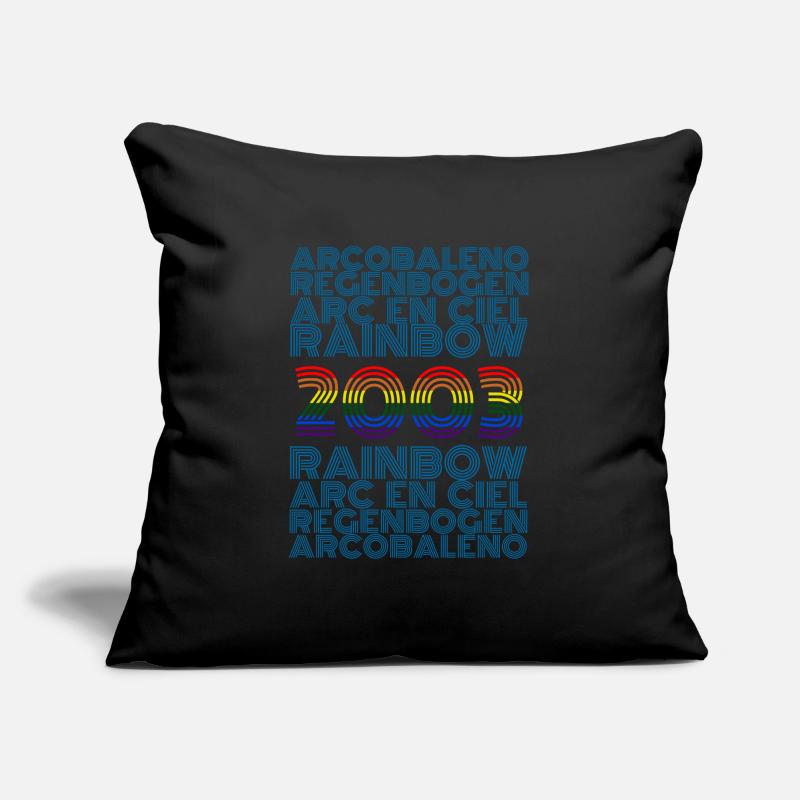 Rainbow 2003 Sofa pillowcase 17,3'' x 17,3'' (45 x 45 cm)