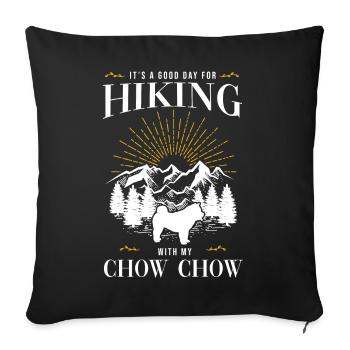 Chow Chow - Sofakissenbezug 45 x 45 cm - Schwarz - Vorne