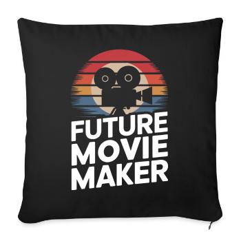 Filmmaker Film Director Cinematographer Film - Sofa pillowcase 17,3'' x 17,3'' (45 x 45 cm) - black - Front