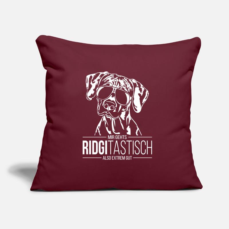 RIDGITASTISCH Rhodesian Ridgeback Wilsigns Hunde Sofakissenbezug 45 x 45 cm