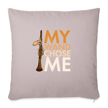 Clarinet Instrument Clarinetist Musicians - Sofakissenbezug 45 x 45 cm - helles Taupe - Vorne