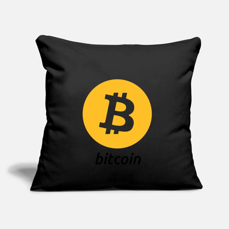 Bitcoin Sofakissenbezug 45 x 45 cm