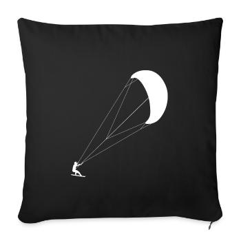 Kiter Kiten - Housse de coussin décorative 45 x 45 cm - noir - Devant