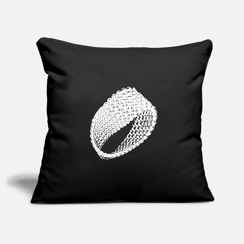 Geometric vintage Möbius loop flat surface Sofa pillowcase 17,3'' x 17,3'' (45 x 45 cm)