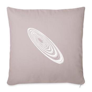 Elliptical Orbits Grunge Orbits - Sofa pillowcase 17,3'' x 17,3'' (45 x 45 cm) - light taupe - Front