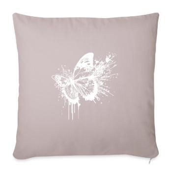Splash Tattoo Ink Butterfly - Housse de coussin décorative 45 x 45 cm - taupe clair - Devant