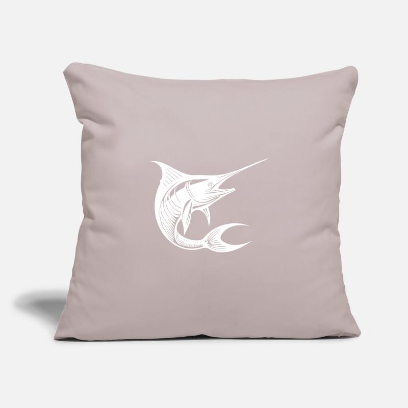 Fast sailfish - elegant fan fish Sofa pillowcase 17,3'' x 17,3'' (45 x 45 cm)
