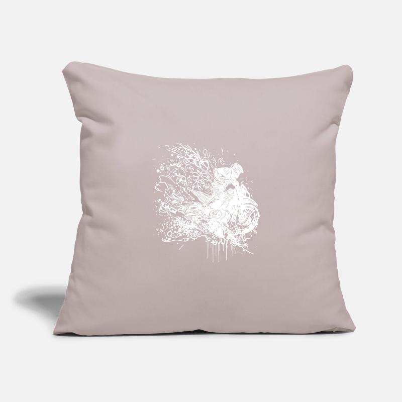Racing Motorcycle Splash Style Sofa pillowcase 17,3'' x 17,3'' (45 x 45 cm)