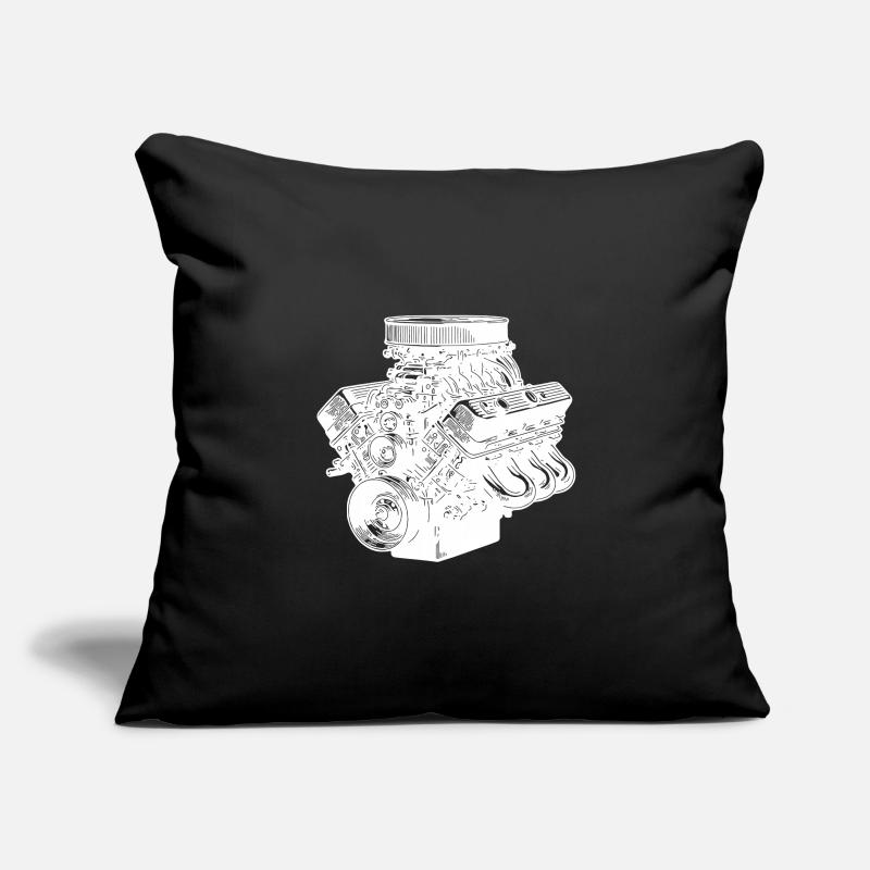 Mechanic Fan Engine Block Cylinder Displacement Engine Sofa pillowcase 17,3'' x 17,3'' (45 x 45 cm)