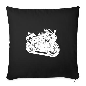 Course automobile, Extrême, Course, Sport automobile - Housse de coussin décorative 45 x 45 cm - noir - Devant