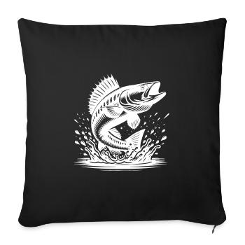 Sauter Zander hors de l’eau Splash - Housse de coussin décorative 45 x 45 cm - noir - Devant