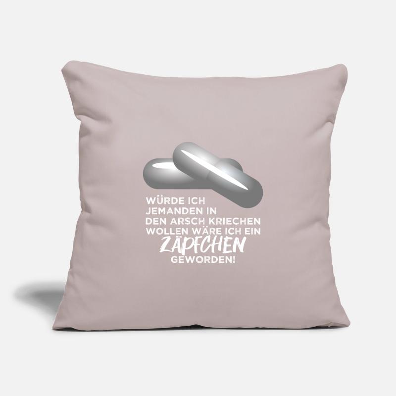 Arschkriecher suppositories Schleimer hypocrite Funny Sofa pillowcase 17,3'' x 17,3'' (45 x 45 cm)