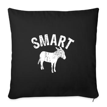 Smartass - Sofakissenbezug 45 x 45 cm - Schwarz - Vorne