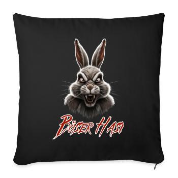 Bad Bunny - Cool Funny Bunny Fun - Housse de coussin décorative 45 x 45 cm - noir - Devant