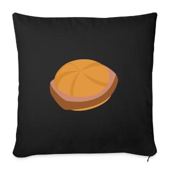 meatloaf - Sofa pillowcase 17,3'' x 17,3'' (45 x 45 cm) - black - Front