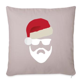 Nikolaus Bart Lunettes de soleil | Noël, Cadeau - Housse de coussin décorative 45 x 45 cm - taupe clair - Devant