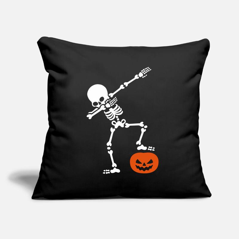 DABBING skeleton DAB pumpkin head Halloween Sofa pillowcase 17,3'' x 17,3'' (45 x 45 cm)