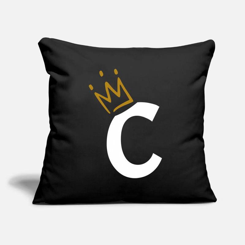 Lettre C - initiale lettre C Housse de coussin décorative 45 x 45 cm