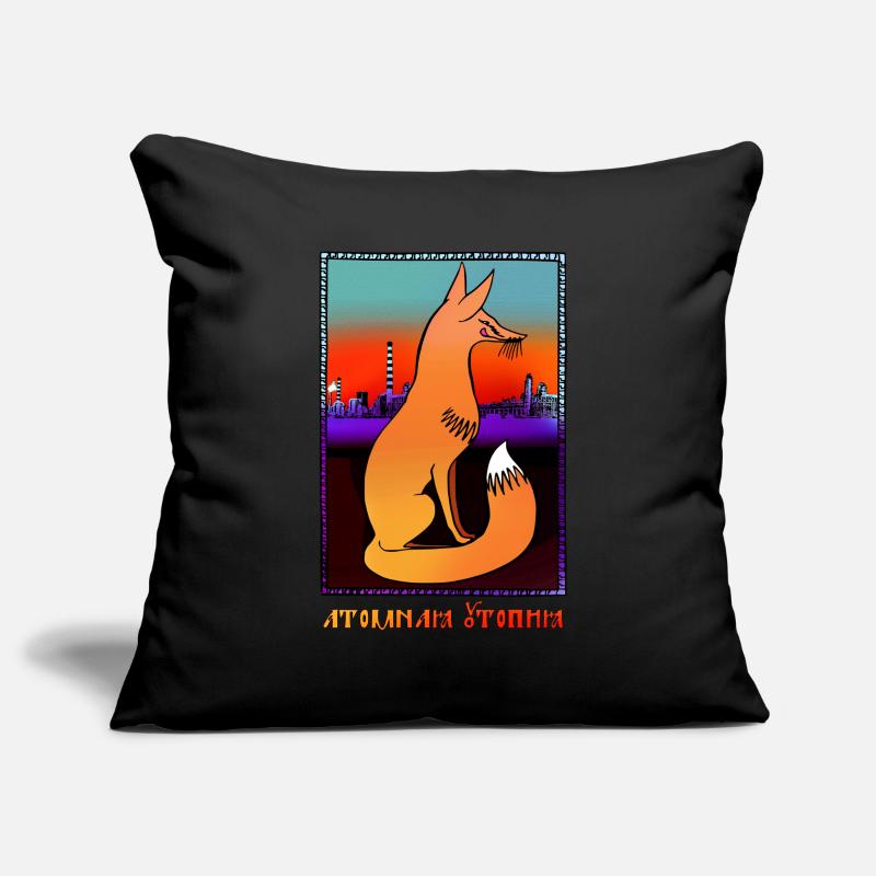 Atomic Utopia - Nuclear Fox Sofa pillowcase 17,3'' x 17,3'' (45 x 45 cm)