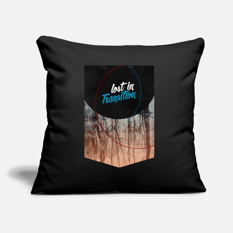 perdu dans la transition Housse de coussin décorative 45 x 45 cm