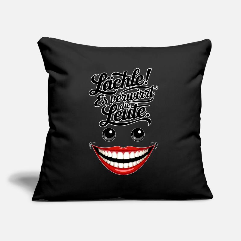 Always smiling Sofa pillowcase 17,3'' x 17,3'' (45 x 45 cm)