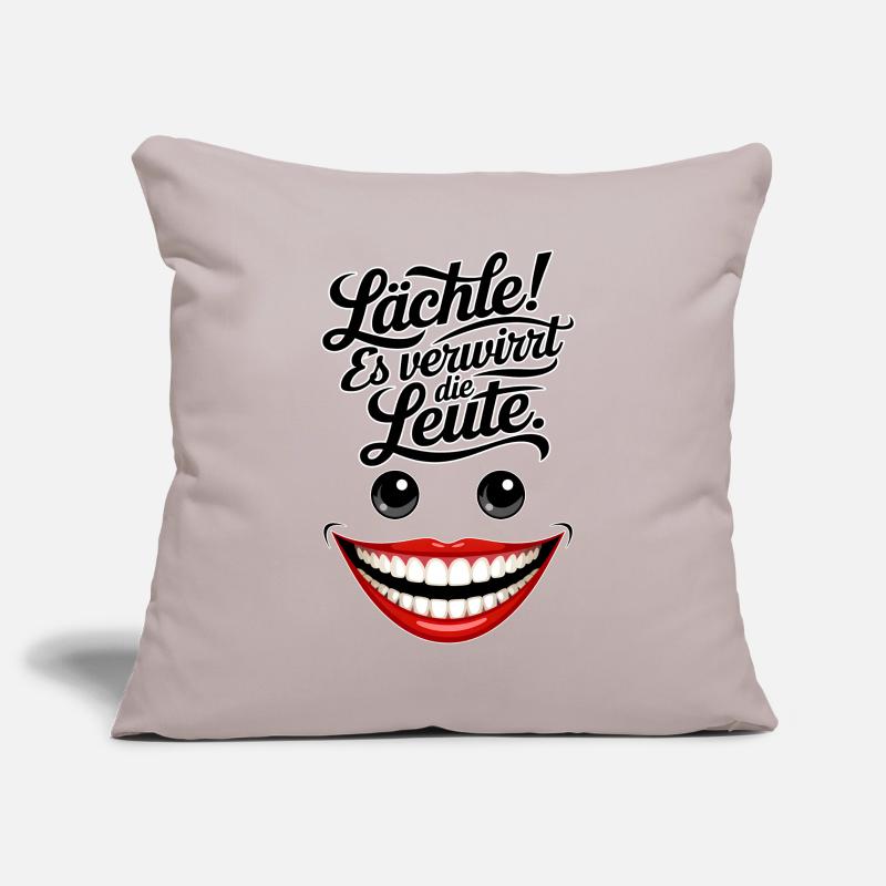 Always smiling Sofa pillowcase 17,3'' x 17,3'' (45 x 45 cm)
