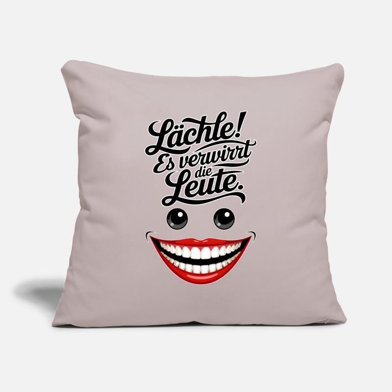 Always smiling Sofa pillowcase 17,3'' x 17,3'' (45 x 45 cm)