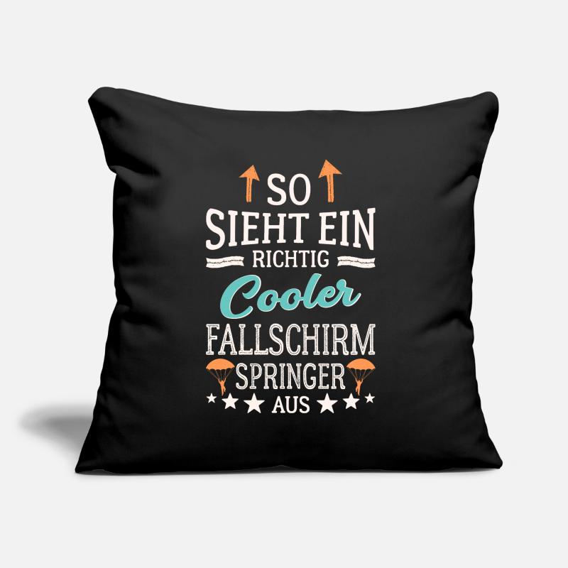This is what a really cool skydiver looks like Sofa pillowcase 17,3'' x 17,3'' (45 x 45 cm)
