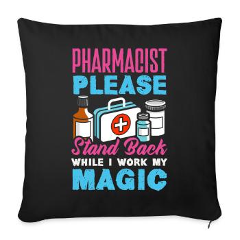 Pharmacist Pharmaceutical Technical - Sofa pillowcase 17,3'' x 17,3'' (45 x 45 cm) - black - Front