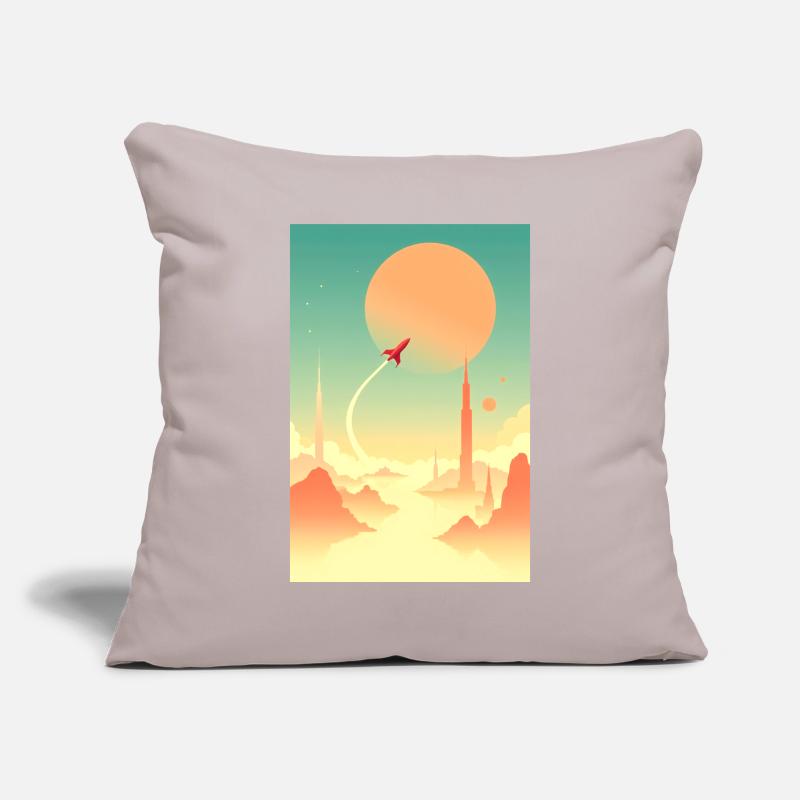 First Journeys Beyond Distant Horizons Sofa pillowcase 17,3'' x 17,3'' (45 x 45 cm)
