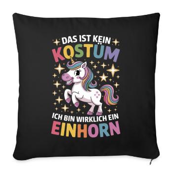  Control The Future Futuristischer Mikrochip - Sofakissenbezug 45 x 45 cm - Schwarz - Vorne