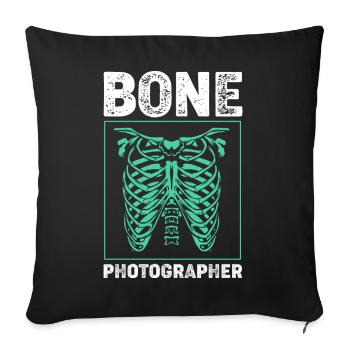 Radiologist Radiology X-ray Rad Tech MRI - Sofa pillowcase 17,3'' x 17,3'' (45 x 45 cm) - black - Front