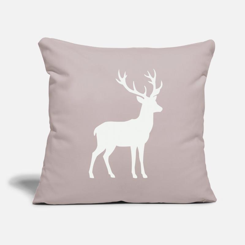 Hirsch Silhouette Sofakissenbezug 45 x 45 cm