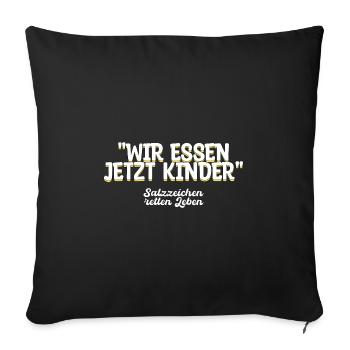 Lehrer Schule Lehrerin Unterricht Geschenk - Sofakissenbezug 45 x 45 cm - Schwarz - Vorne