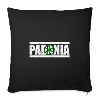 Padanie - Housse de coussin décorative 45 x 45 cm - noir - Devant