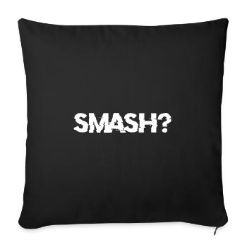 Smash Jugend Jugendwort 2022 Geschenk - Sofakissenbezug 45 x 45 cm - Schwarz - Vorne