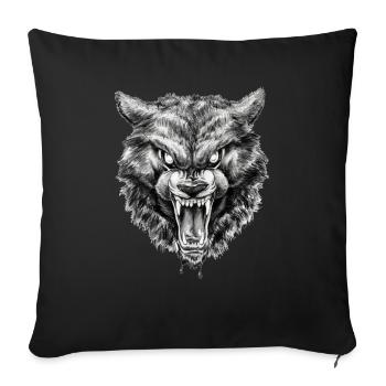 the furious darkness - Sofakissenbezug 45 x 45 cm - Schwarz - Vorne